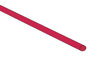 Tubo Retráctil 2,4mm - VERMELHO - 50 unidades_0