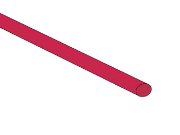 Tubo Retráctil 3,2mm - VERMELHO - 50 unidades_0