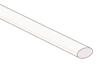 Tubo Retráctil 6,4mm - CLARO - 50 unidades_0