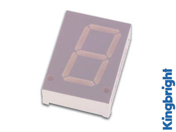 20mm DISPLAY DE DÍGITO ÚNICO ÂNODO COMUM SUPER VERMELHO_0
