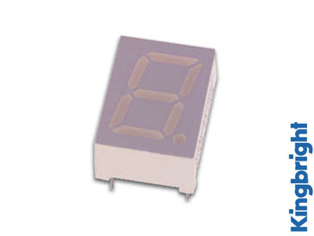 ÂNODO COMUM COM DISPLAY DE DÍGITO ÚNICO DE 10mm SUPER VERMELHO_0