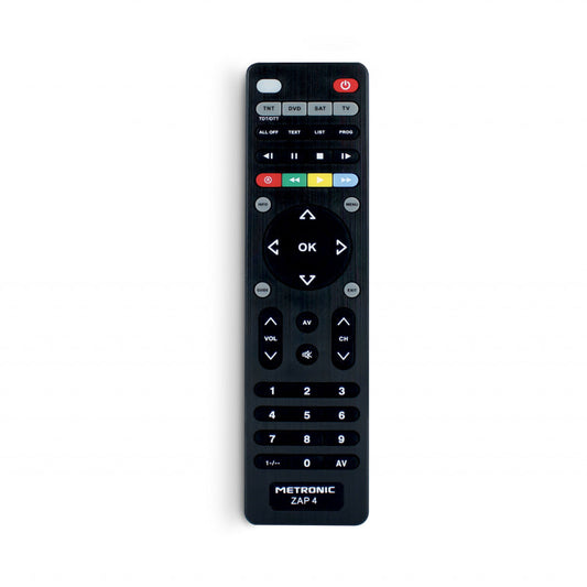 METRONIC UNIVERSAL REMOTE CONTROL ZAP 4 FOR TV +TDT + SAT + DVD 495325_0
