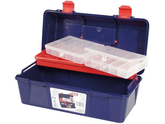TAYG - Caixa de ferramentas - 356 x 184 x 163 mm - com bandeja e organizador - 10,9 L_0