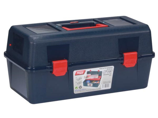 TAYG - Caixa de ferramentas - 400 x 206 x 188 mm - com bandeja e organizador - 15,4 L_0