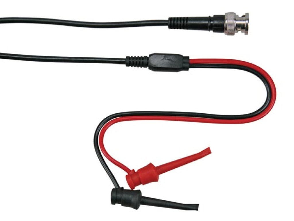 CABO COAX 1m - BNC MACHO + 2 MINIATURA HOOK CLIPS_0