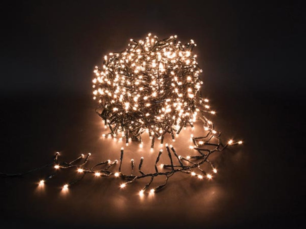 Twistlight LED - 18 m - 1530 lâmpadas arizona brancas - fio preto - 31V_0