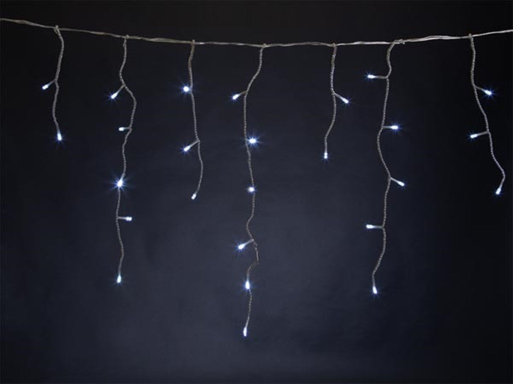 RANA LED - 2 x 0.6 m - 72 lâmpadas brancas - fio transparente - modulator - 24 V_0