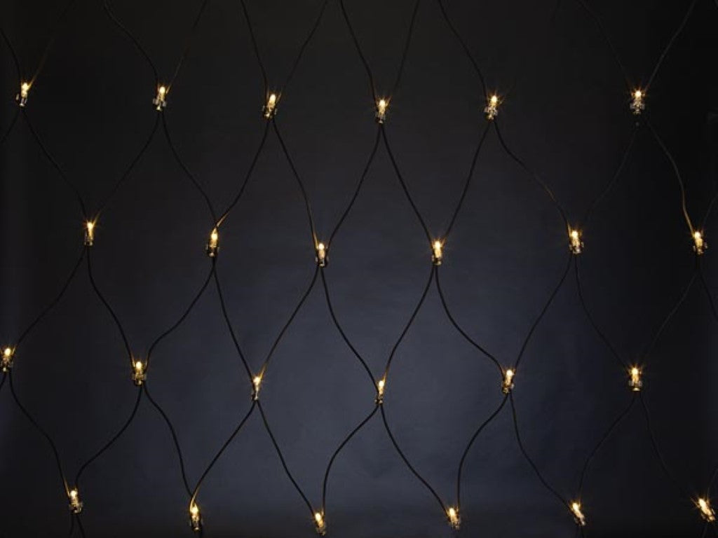 SUBRA LED - Extensão Subra - 2 x 2 m - 144 lâmpadas branco quente - fio preto - 230 V_0