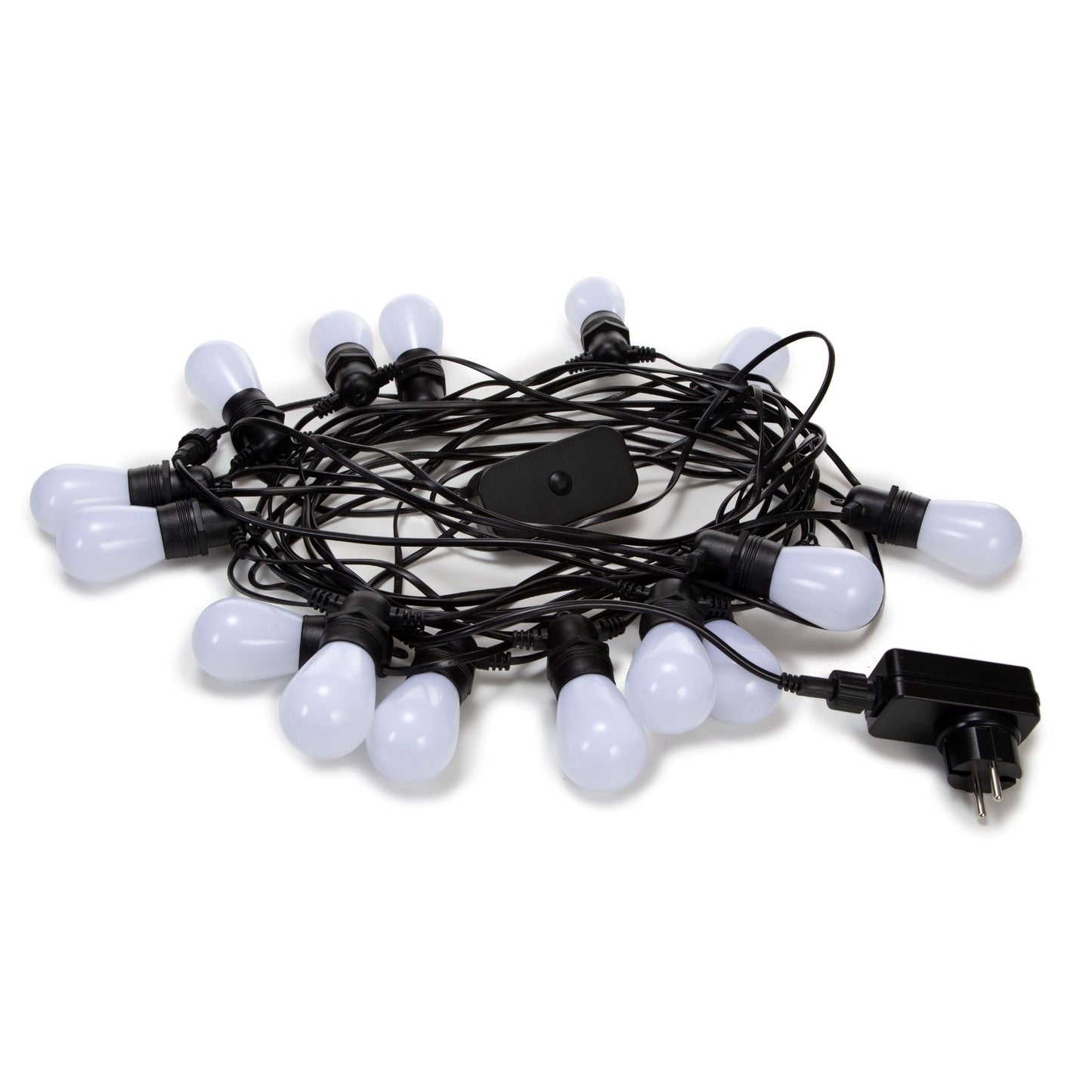 TUYA LED - 15 m - 15 lâmpadas brancas - fio preto - smart_0