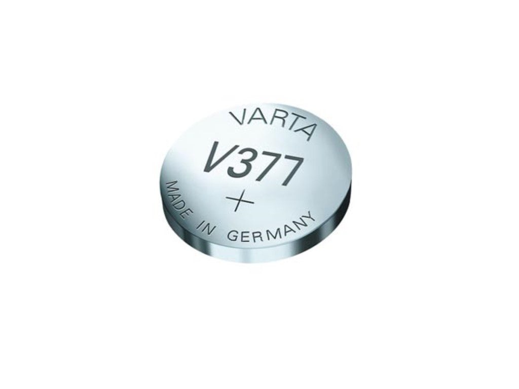 Bateria Silberoxid 377 / VARTA / Célula de Botão / Prateada_0