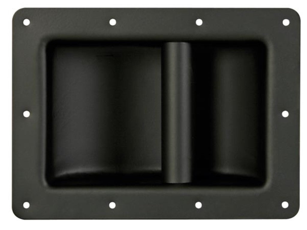 ALÇA DE ALTO-FALANTE PESADA, METAL PRETO, 220 x 160mm_0
