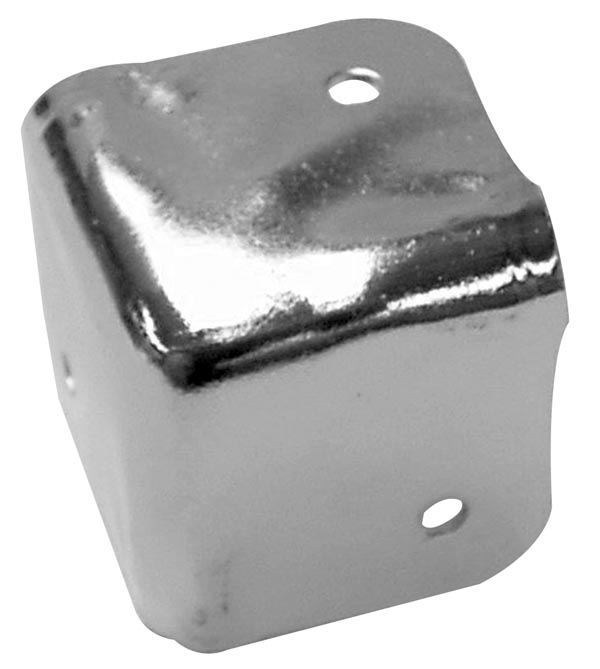 CANTO DE CABINE DE ALTO-FALANTES, METAL BRANCO, 38 x 38 mm x 90°_0
