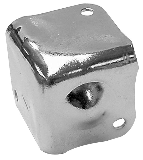 CANTO DE CABINE DE ALTO-FALANTES COM ESTRUTURA, METAL BRANCO, 38 x 38 mm x 90°_0