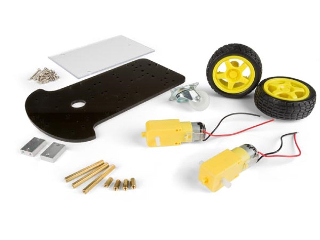 KIT DE ROBÓTICA COM CHASSIS MOTORIZADO DE 2 RODAS_0