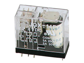 RELÉ VERTICAL 5A/30VDC-220VAC 2 x INVERSORES 6Vdc_0