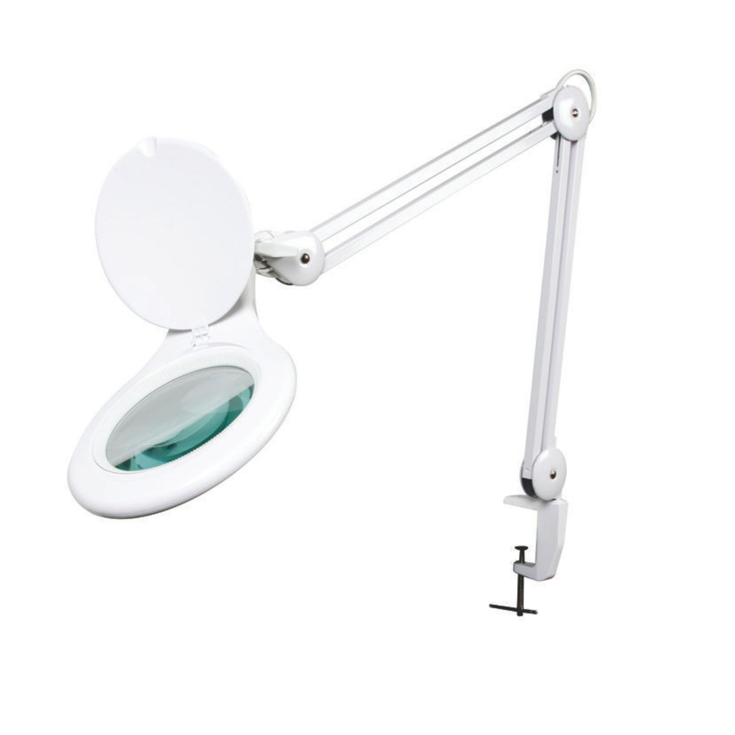 Candeeiro de secretária LED com lupa - 8 dioptrias - 8 W - 60 LEDs - branco_0