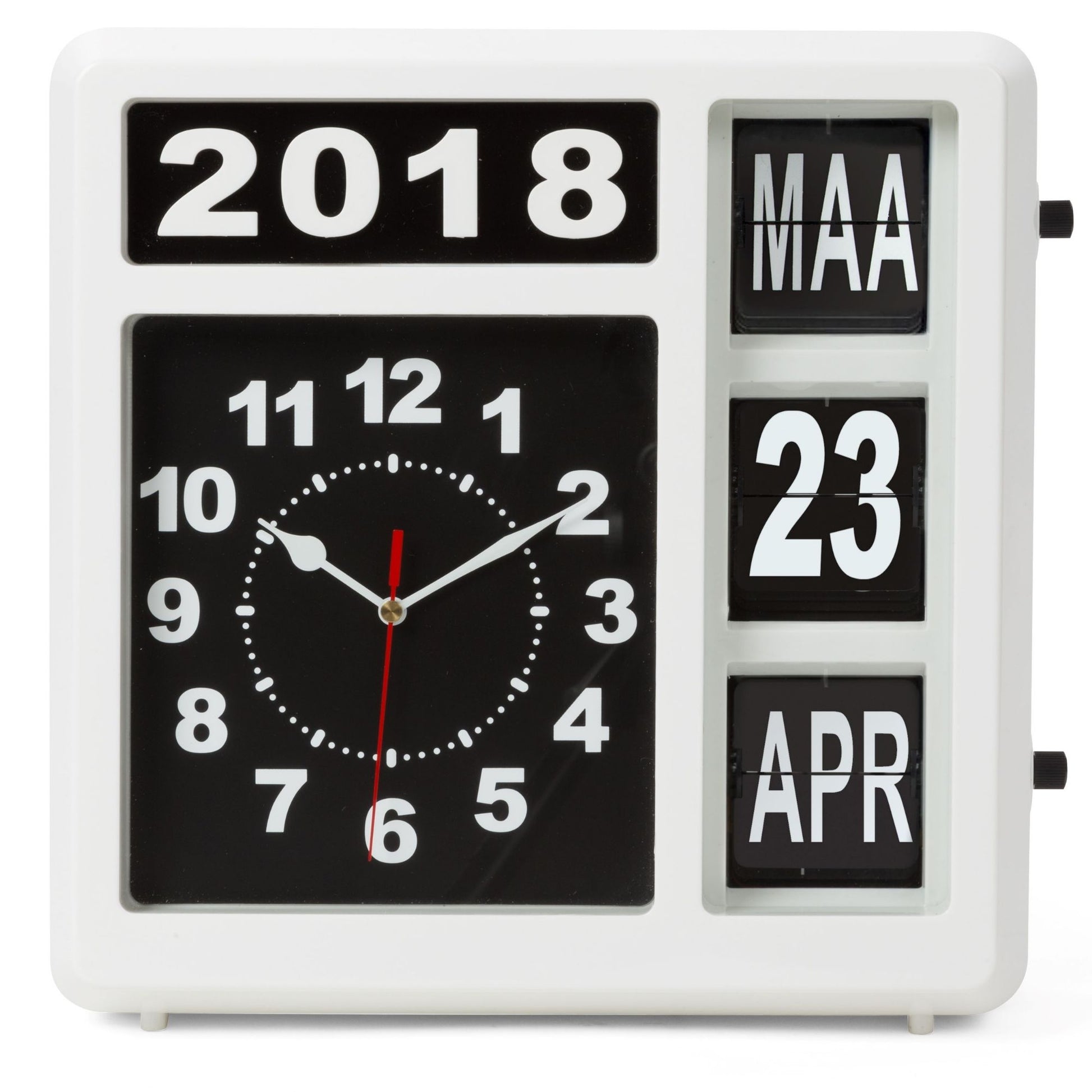 RELÓGIO DE ALETA PARA PAREDE COM CALENDÁRIO - 31 x 31 cm - VERSÃO HOLANDESA_0