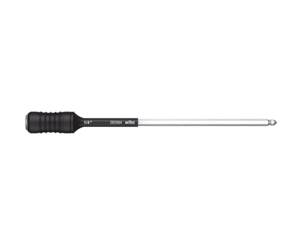 Wiha Fixação de porta-bits com esfera para chave de fenda dinamométrica com cabo longo (27526) 1/4 mm, 162 mm_0