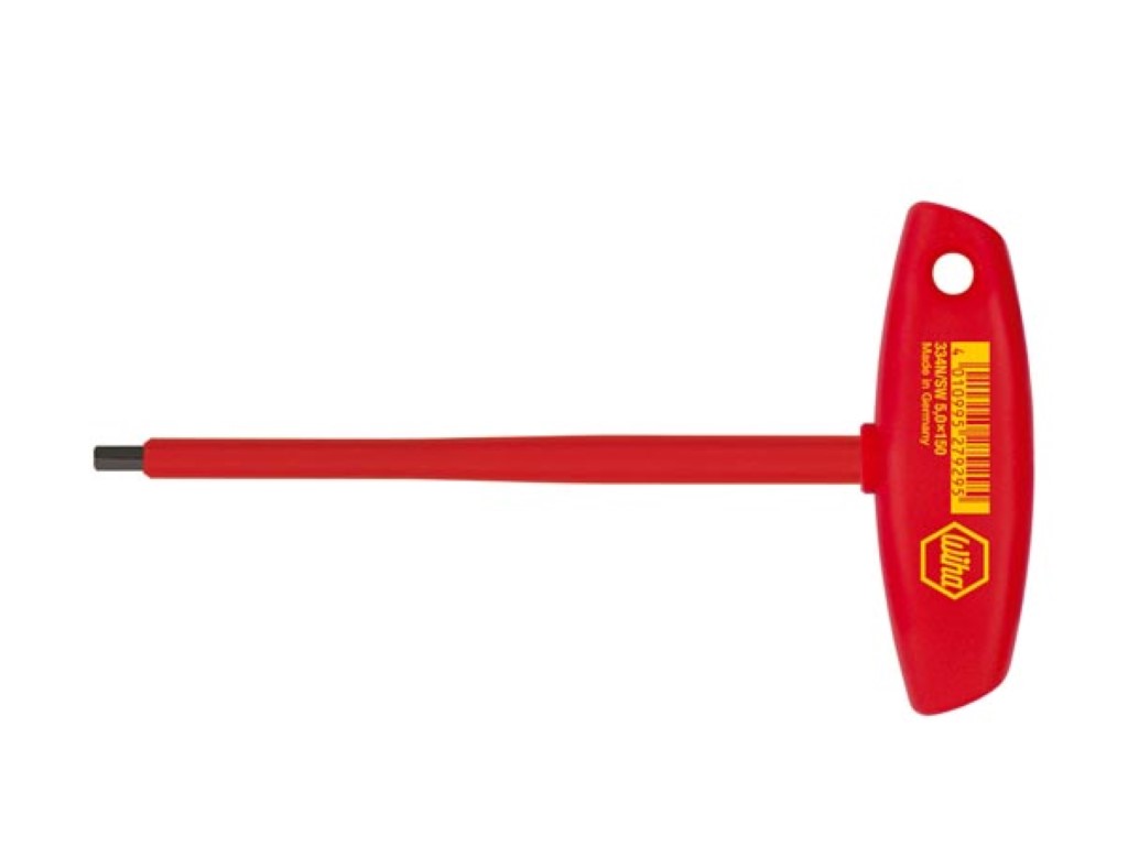 Chave L Wiha com cabo em T elétrico Hex (27931) 8 x 150 mm_0