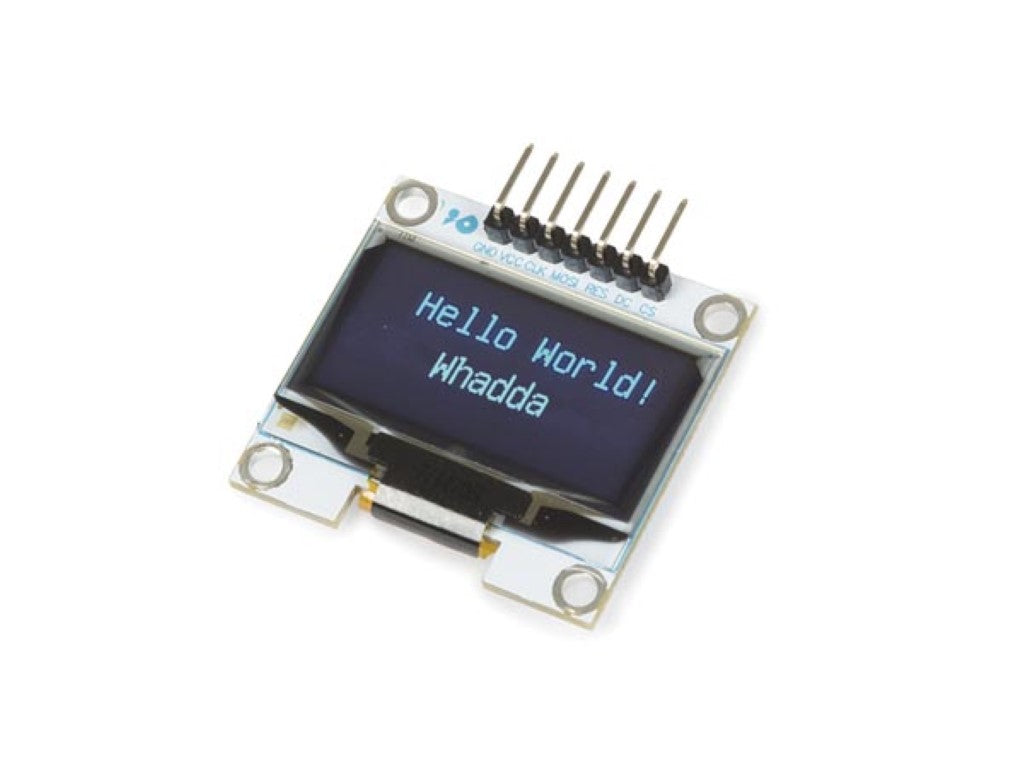 ECRÃ OLED DE 1.3 POLEGADAS PARA ARDUINO® (DRIVER SH1106, SPI)_0