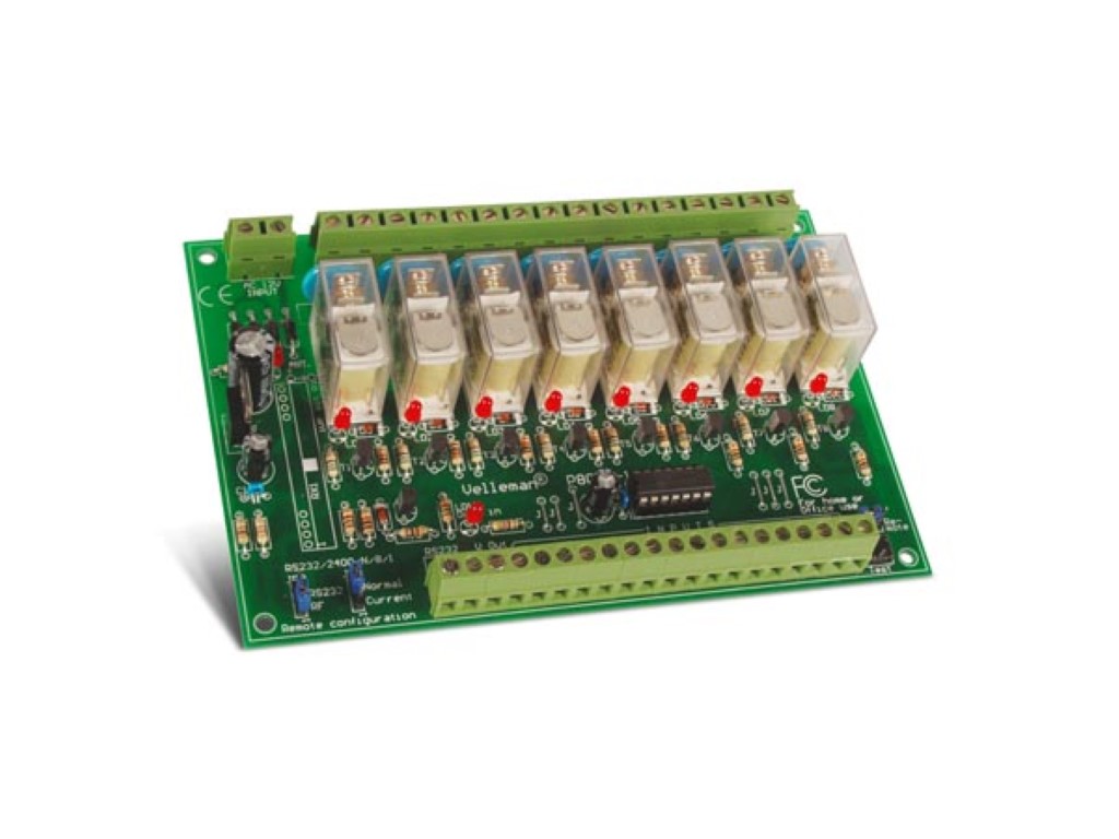 PLACA DE CONTROLO A RELE COM OITO CANAIS_0