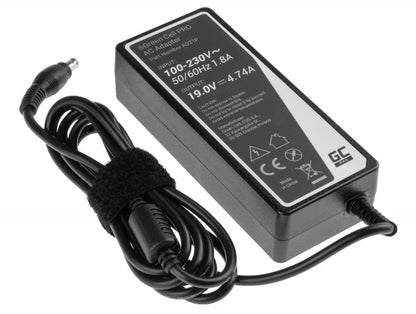 Green Cell PRO Charger / AC Adapter 19V 4.74A 90W for Samsung R510 R522 R525 R530 R540 R580 R780 RV511 RV520 NP350E5C NP350V5C_3